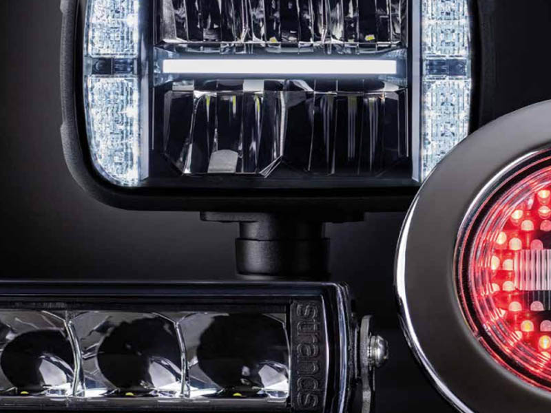 Luci e barre a led per camion, luci led per furgoni