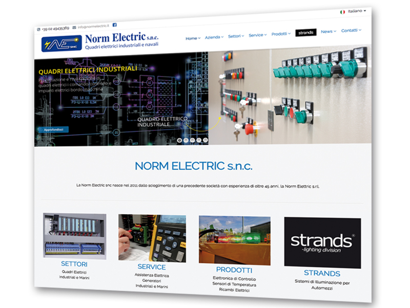 Nuovo sito Norm Electric on line